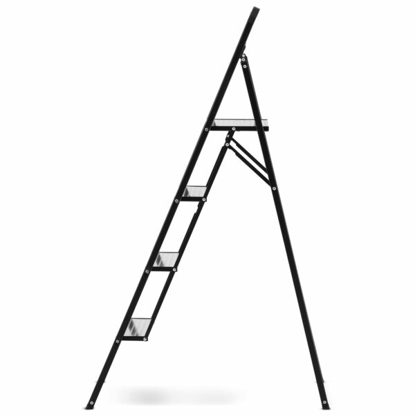 Skládací žebřík s držákem, 4-stupňový | HIGHER - Image 8