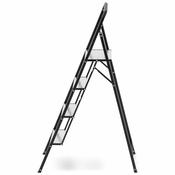 Skládací žebřík s držákem, 4-stupňový | HIGHER - Image 9