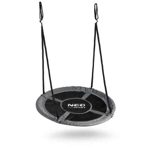 Zahradní houpačka čáp hnízdo, 100cm, šedé | Neo-Sport - Image 3