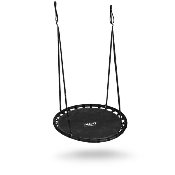 Zahradní houpačka čáp hnízdo, 110cm, černé | Neo-Sport - Image 2