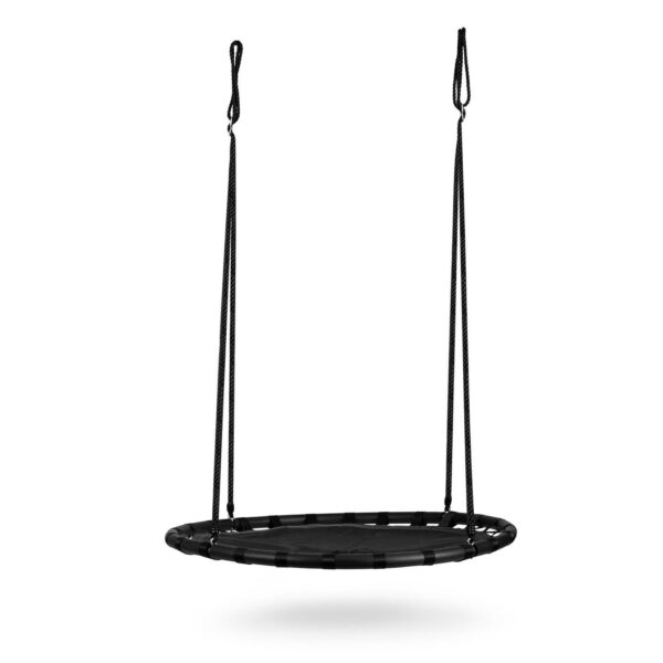 Zahradní houpačka čáp hnízdo, 110cm, černé | Neo-Sport - Image 4