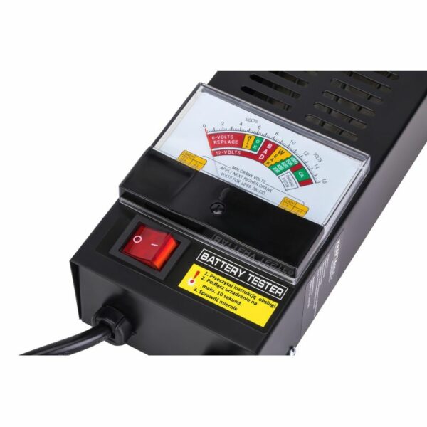 Analogový tester baterií, 6/12V, 200-1000A | KD5675 - Image 12