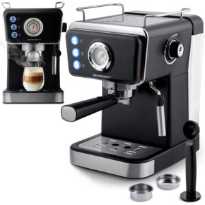 Pákový kávovar BD-772, 20bar, černý | Berdsen v elegantním provedení připraví lahodné espresso s bohatou cremou přímo u vás doma.
