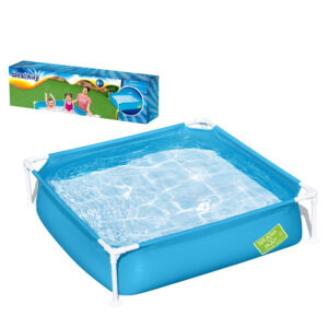Dětský rámový bazén, 122x122x30, 5cm | Bestway je ideální pro menší děti, nabízející bezpečné a zábavné osvěžení během horkých letních dnů.
