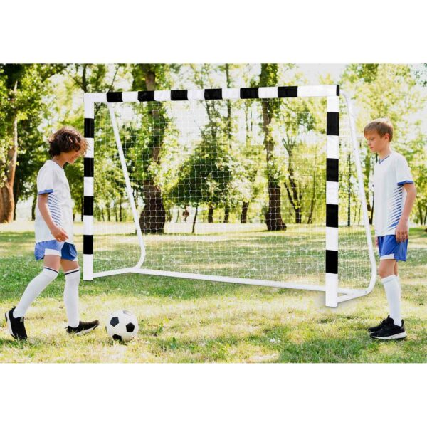 Fotbalová branka NS-465, 300x200x90cm, černo-bílá | Neo-Sport - Image 7