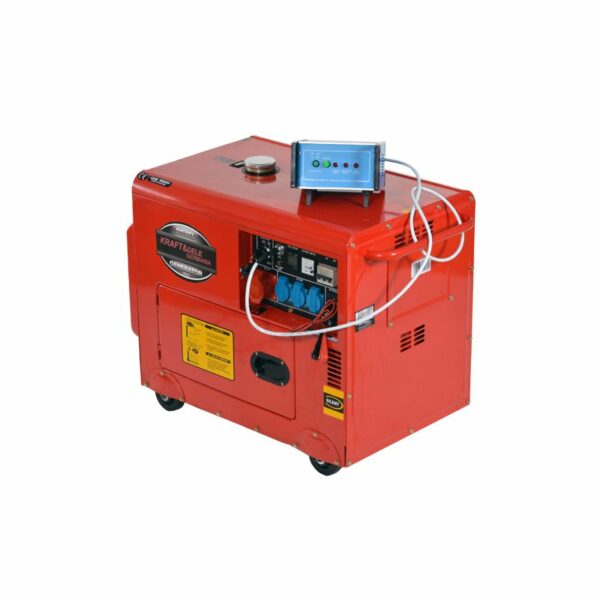 Naftová elektrocentrála, 7000W, 12/230/380V | KD121 - Image 4