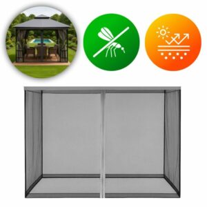 Moskytiéra pro altán, 3x3m, šedá | MultiGarden je praktickým doplňkem pro zahradní altány, který poskytuje účinnou ochranu před hmyzem.