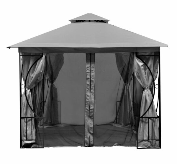 Moskytiéra pro altán, 3x3m, šedá | MultiGarden - Image 5