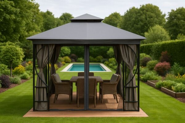 Moskytiéra pro altán, 3x3m, šedá | MultiGarden - Image 6