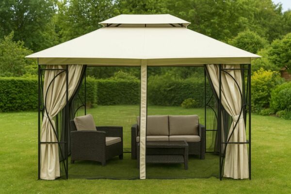 Moskytiéra pro altán, 3x4m, béžová | MultiGarden - Image 6