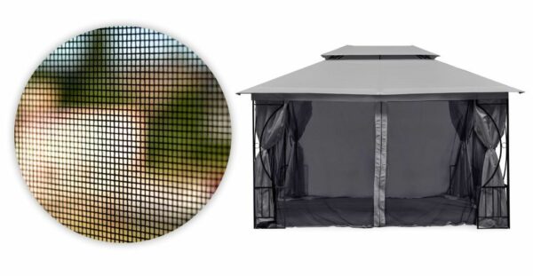 Moskytiéra pro altán, 3x4m, šedá | MultiGarden - Image 4