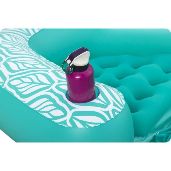 Nafukovací křeslo Comfort Plush Pro, tyrkysové | Bestway - Image 12