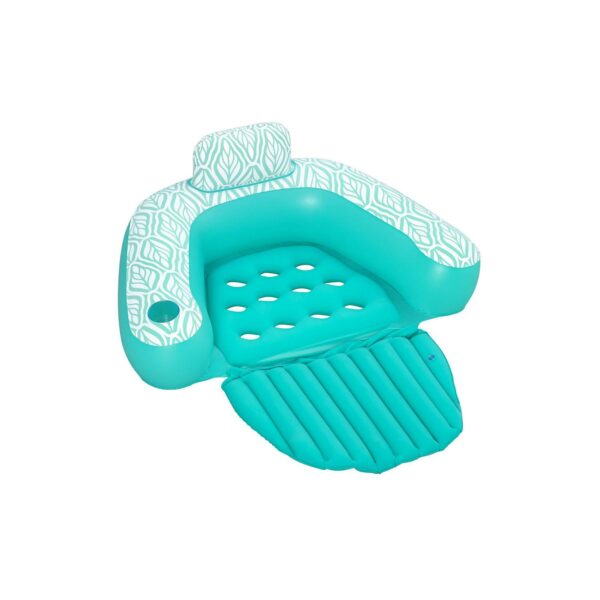 Nafukovací křeslo Comfort Plush Pro, tyrkysové | Bestway - Image 2