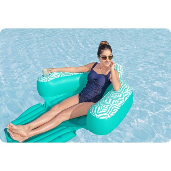 Nafukovací křeslo Comfort Plush Pro, tyrkysové | Bestway - Image 8