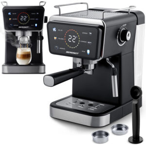 Pákový kávovar BD-771, 20bar, černý | Berdsen v elegantním provedení připraví lahodné espresso s bohatou cremou přímo u vás doma.