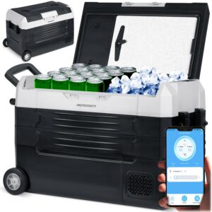 Přenosná kompresorová chladnička Icemax, 40L, černá | Berdsen nabízí výkonné chlazení, což z ní činí ideální řešení pro cestování či dlouhé jízdy autem.