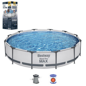 Rámový bazén s filtrací, 366x76cm | Bestway je ideálním řešením pro rodiny, které si chtějí užít osvěžení během letních dnů přímo na své zahradě.