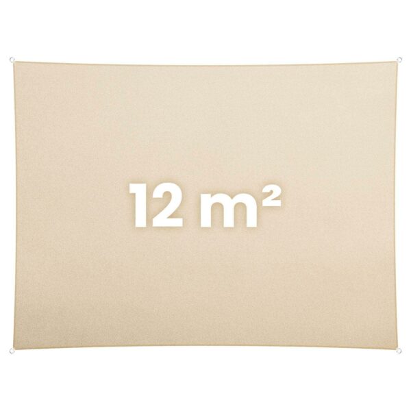 Stínicí plachta PL-885, 3x4m, béžová | Plonos - Image 3