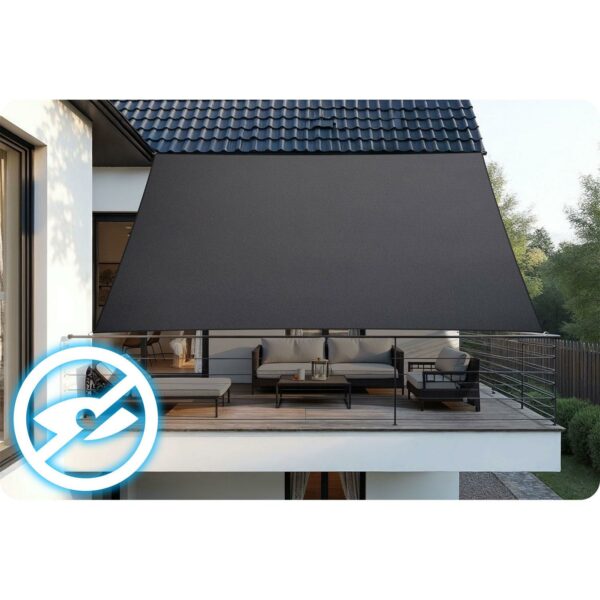 Stínící plachta PL-885, 3x4m, šedá | Plonos - Image 7