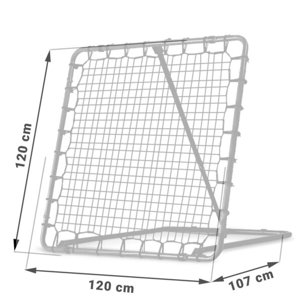 Tréninková branka,120x120cm, černá | Neo-Sport - Image 7