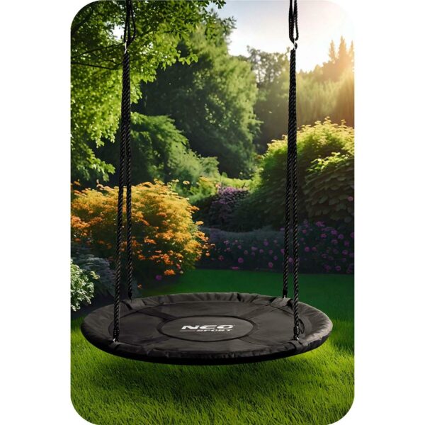 Zahradní houpačka NS-103, 100cm, černá | Neo-Sport - Image 8