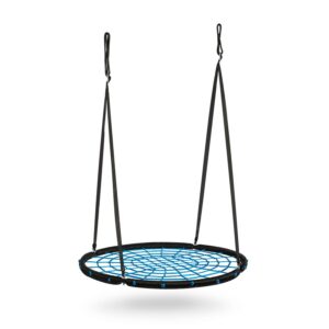 Zahradní houpačka NS-104, 100cm, černo-modrá | Neo-Sport nabízí pohodlné a bezpečné místo pro zábavu pro děti i dospělé.