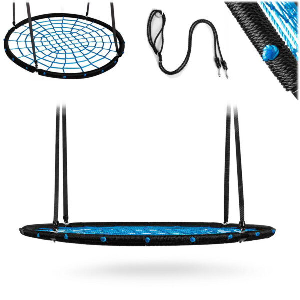 Zahradní houpačka NS-104, 120cm, černo-modrá | Neo-Sport