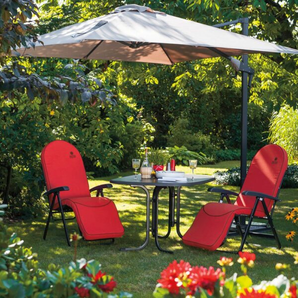 Zahradní slunečník MINI ROMA, 2,5x2,5m, béžový | Garden Line - Image 9