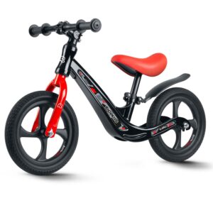 Dětské odrážedlo FUNNU, černé | Ricokids je ideální pro děti od 2 let, které se učí udržovat rovnováhu a připravují se na jízdu na klasickém kole.
