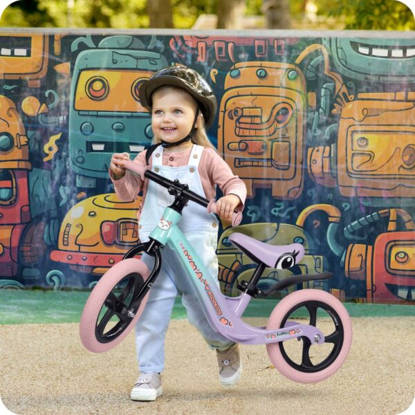 Dětské odrážedlo FUNNU, fialové | Ricokids - Image 9