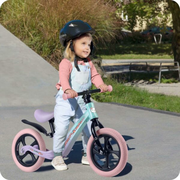 Dětské odrážedlo FUNNU, fialové | Ricokids - Image 11