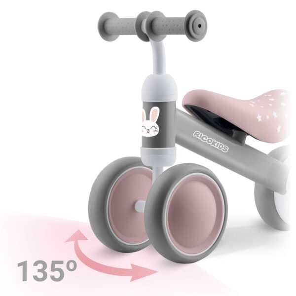 Dětské tříkolové odrážedlo, zajíček | Ricokids - Image 6