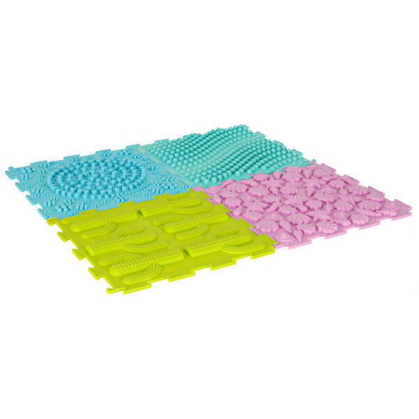 Senzorická podložka montessori, 8ks | pastelová - Image 6