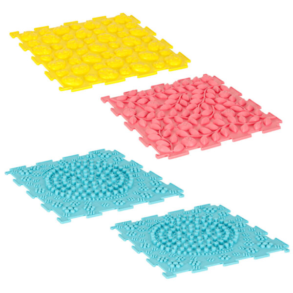 Senzorická podložka montessori, 8ks | pastelová - Image 7