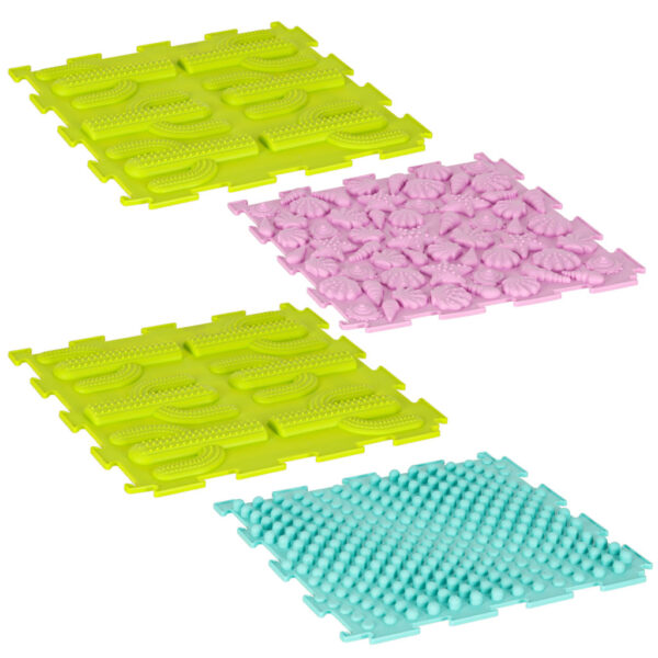 Senzorická podložka montessori, 8ks | pastelová - Image 8