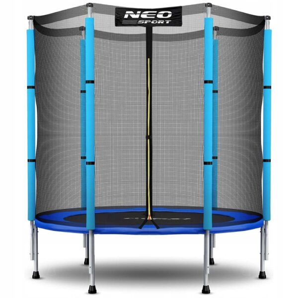 Dětská zahradní trampolína, 140cm, modrá | Neo-Sport poskytuje bezpečnou a zábavnou aktivitu pro nejmenší přímo na vaší zahradě.