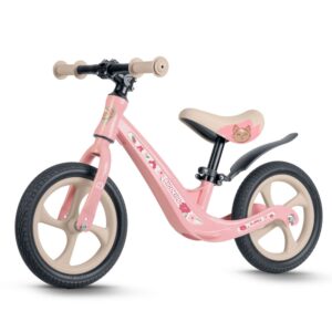 Dětské odrážedlo FUNNU, růžové | Ricokids je ideální pro děti od 2 let, které se učí udržovat rovnováhu a připravují se na jízdu na klasickém kole.