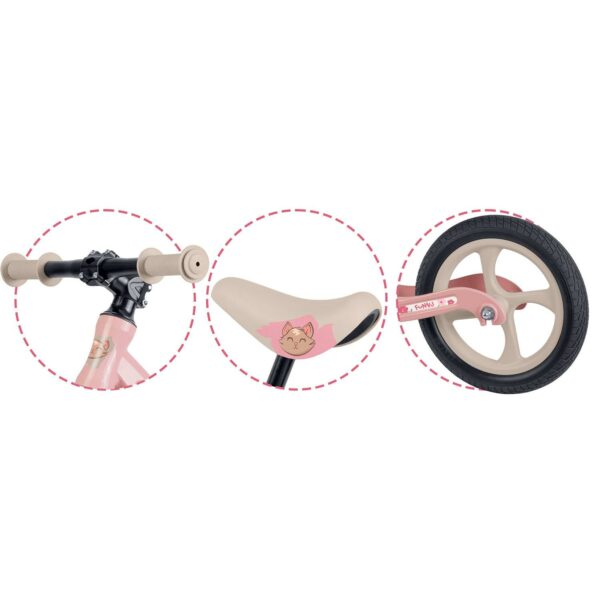 Dětské odrážedlo FUNNU, růžové | Ricokids - Image 6