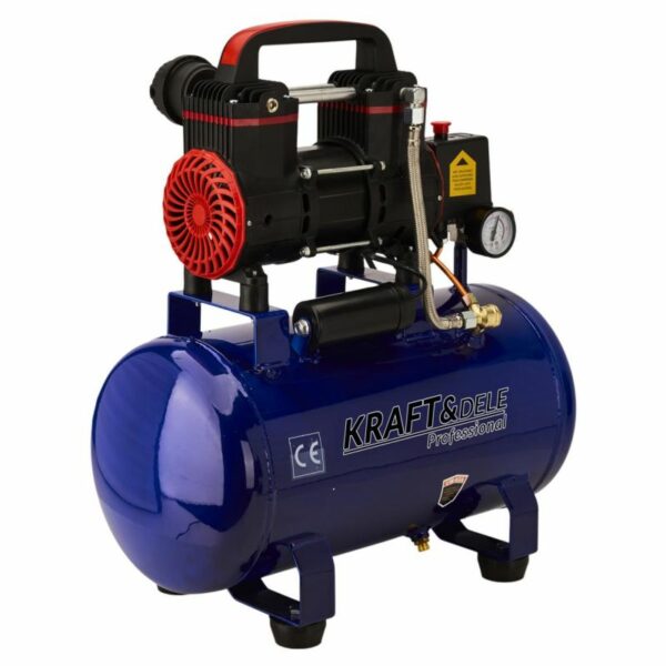 Bezolejový kompresor, 24L, 1390W | KD2128 se výborně hodí pro pumpování kol, čištění těžko dostupných míst, servisní a technické práce a mnoho dalších.