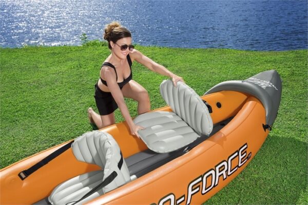 Nafukovací kajak - ponton, oranžový | Bestway - Image 7