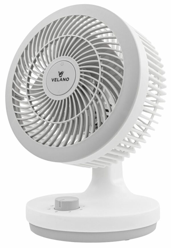 Stolní ventilátor, bílý | Velano - Image 2