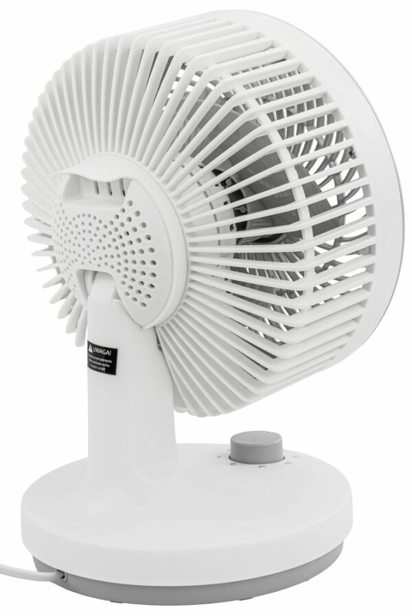 Stolní ventilátor, bílý | Velano - Image 4