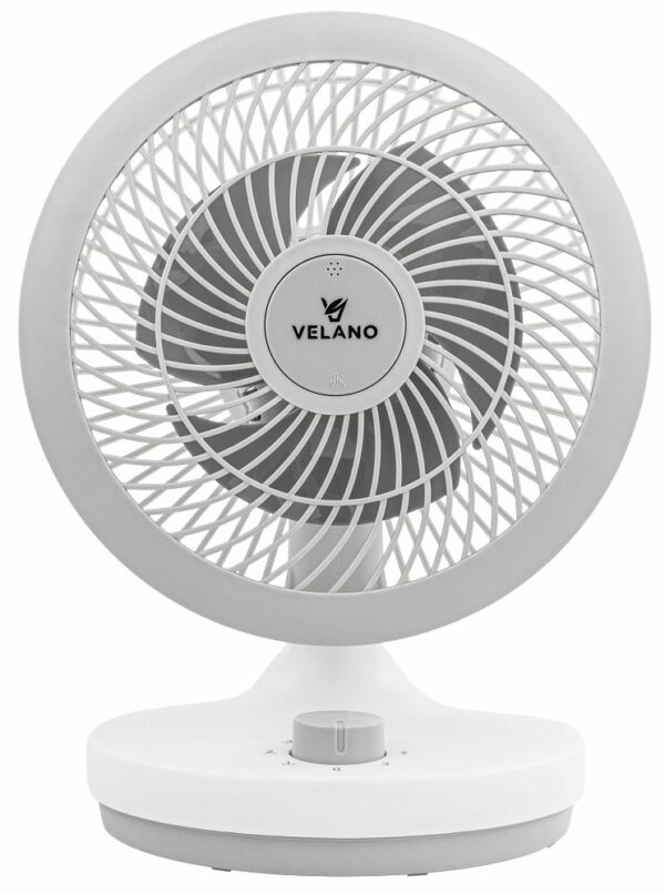 Stolní ventilátor, bílý | Velano - Image 6
