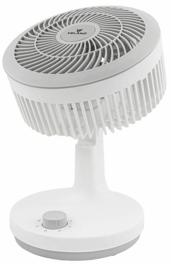 Stolní ventilátor, bílý | Velano - Image 7