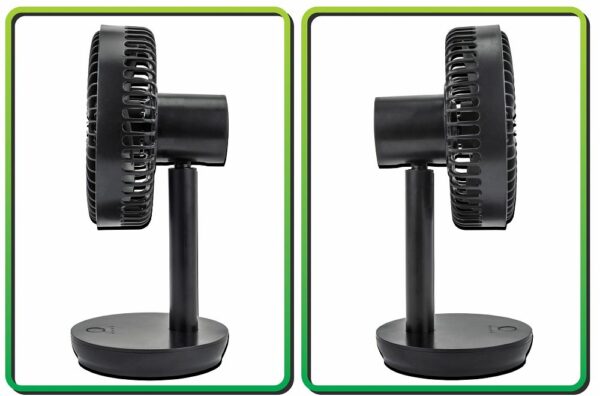 Stolní ventilátor VELWEBS0009, černý | Velano - Image 10