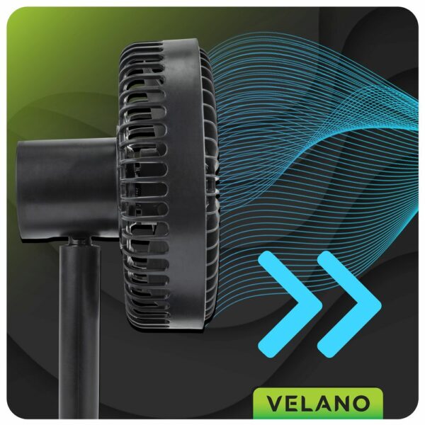 Stolní ventilátor VELWEBS0009, černý | Velano - Image 12