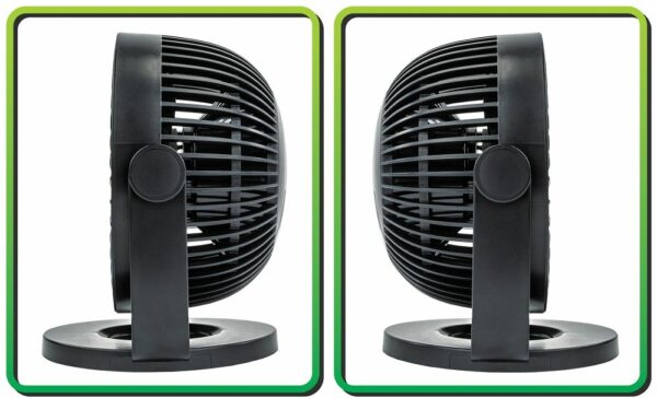 Stolní ventilátor VELWEBS0011, černý | Velano - Image 11