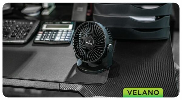 Stolní ventilátor VELWEBS0011, černý | Velano - Image 18