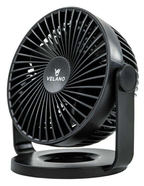 Stolní ventilátor VELWEBS0011, černý | Velano - Image 2