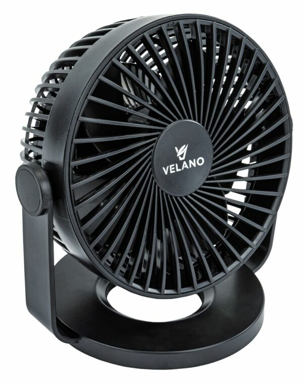 Stolní ventilátor VELWEBS0011, černý | Velano - Image 3
